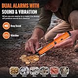 GLOBAL TECH Metal Detector Pinpointer IP66 Waterproof 360° Scan Orange view 3