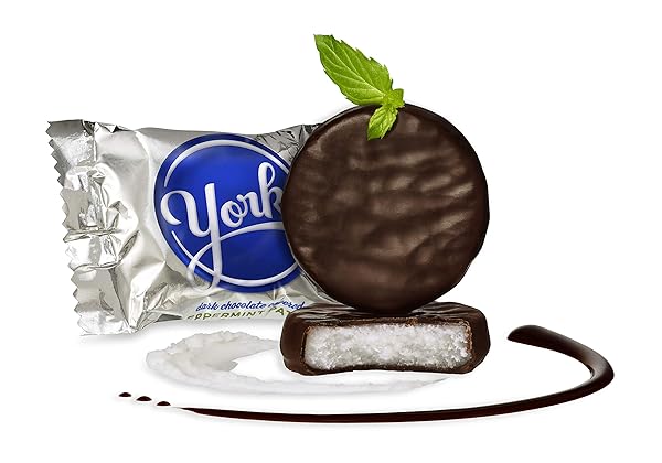 YORK DARK CHOCOLATE PEPPERMINT CANDY (PATTIES), 5.25 POUNDS