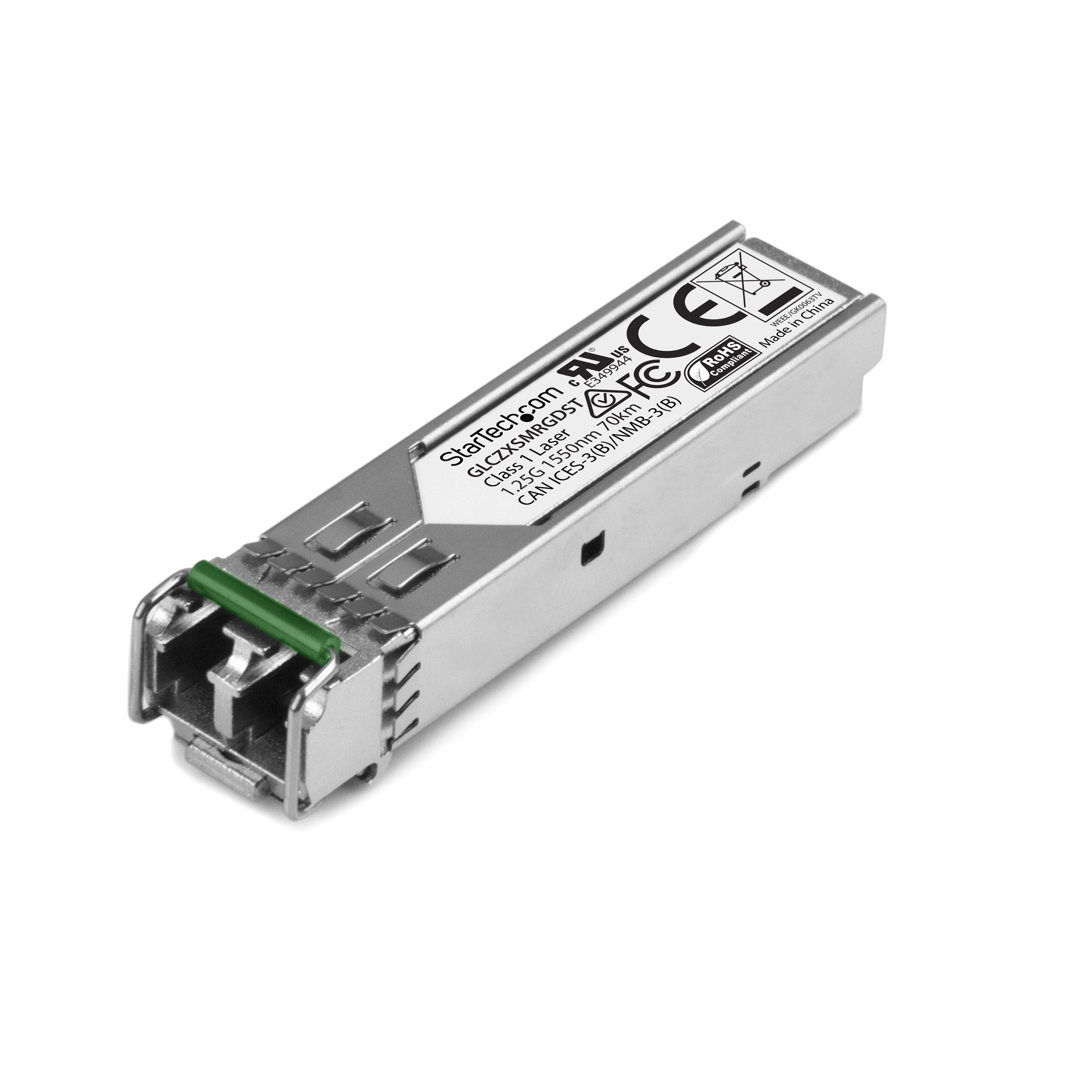 StarTech.com GLCZXSMRGDST Cisco Compatible SFP Transceiver Module - 1000BASE-ZX