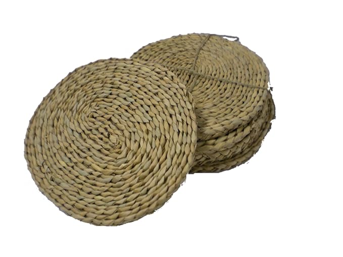 Set of 6 Rush Table Mats Oval Amazon.co.uk Kitchen & Home