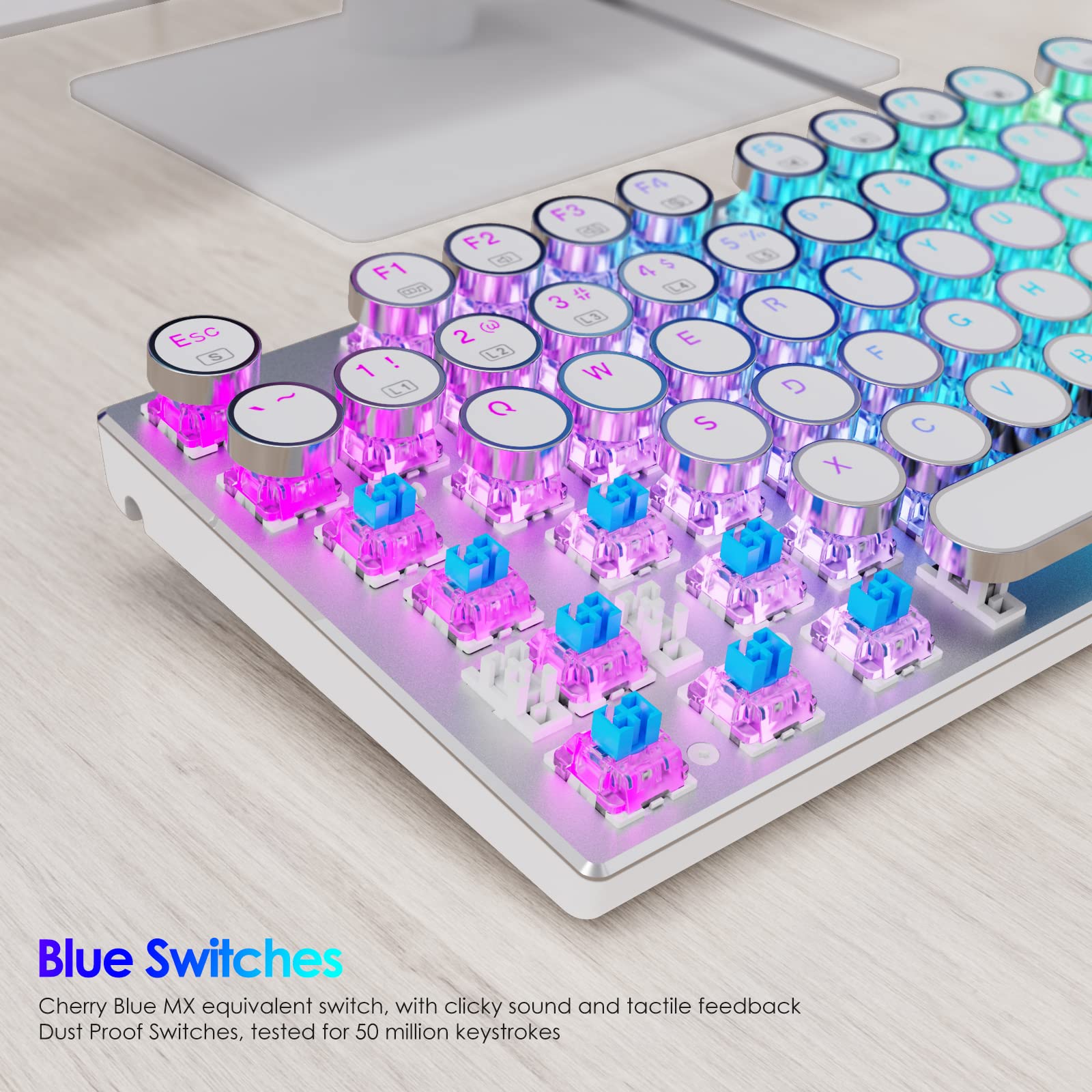 Programmable Typewriter Mua HUO JI E-Yooso Z-88 Mechanical Gaming Keyboard Wired Typewriter ...
