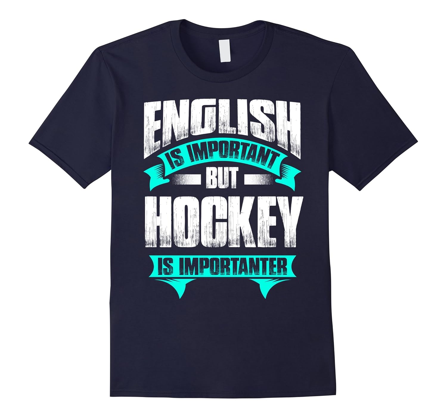 English Is Important But Hockey Is Importanter-Rose