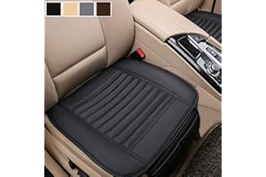 Big Ant Car Seat Cushion, 1PC Breathable Car Seat Cover Car Seat Pad for Car with Leather(Black)