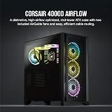 Corsair 4000D Airflow Mid-Tower Case Teak Front Panel Black view 2