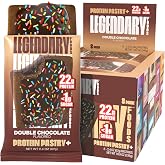 Legendary Foods High Protein Pastry, Chocolate, Low Carb/Low Sugar Snack | Protein Pastry, Keto Snack, Frosted Breakfast Tart, High Protein Keto Treats, Healthy Snacks for Adults &amp; Kids