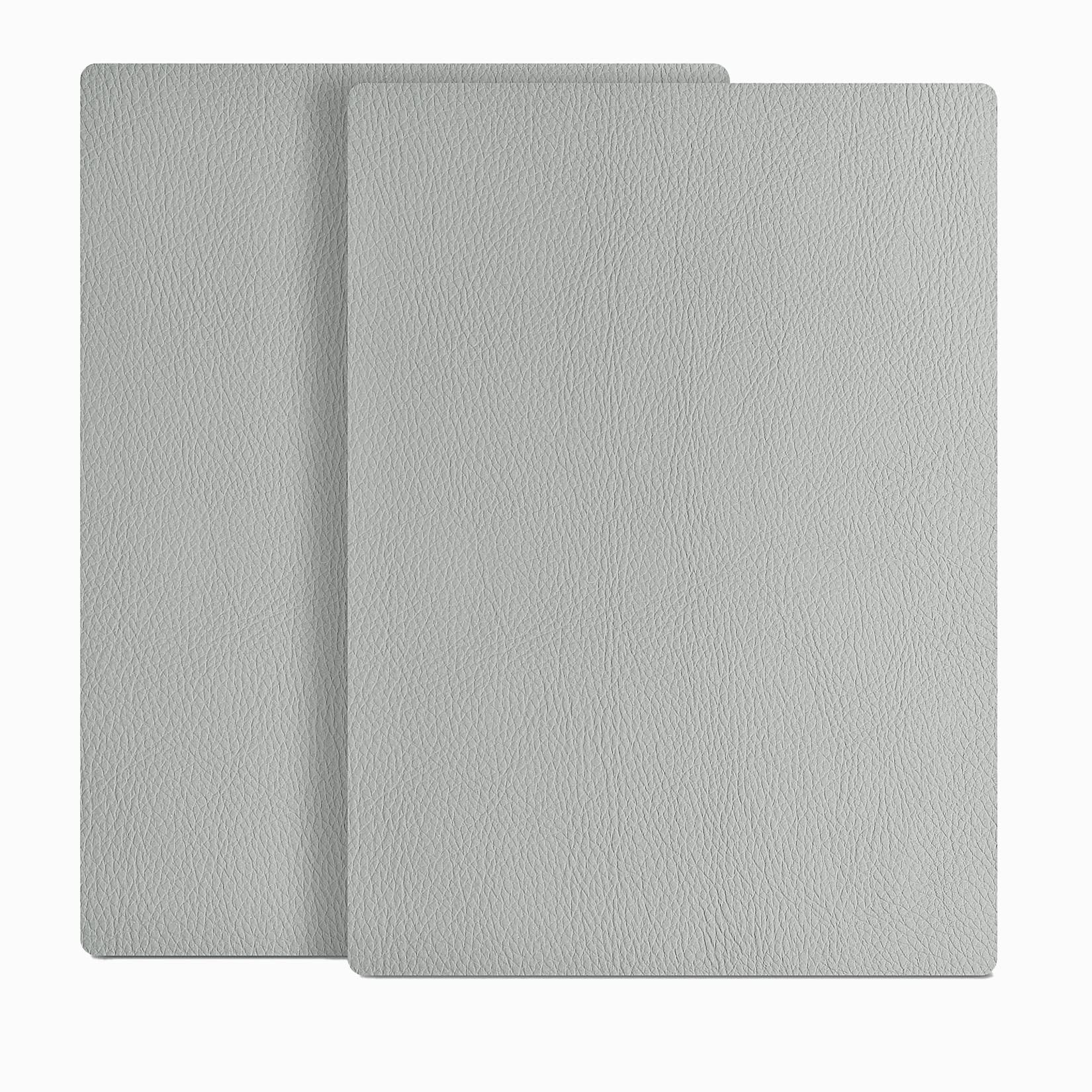 Photo 1 of ILOFRI Leather Repair Patch 8x11 inch 2 Pcs, Durable Self Adhesive Vinyl and Leather Repair Kit for Couch, Car Seats, Boat Seat, Furniture, Upholstery, Auto Interior, Sofa, Chair - Light Grey #2