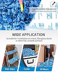 OCEANBROAD Self-Adhesive 48''x16'' Camouflage Boat