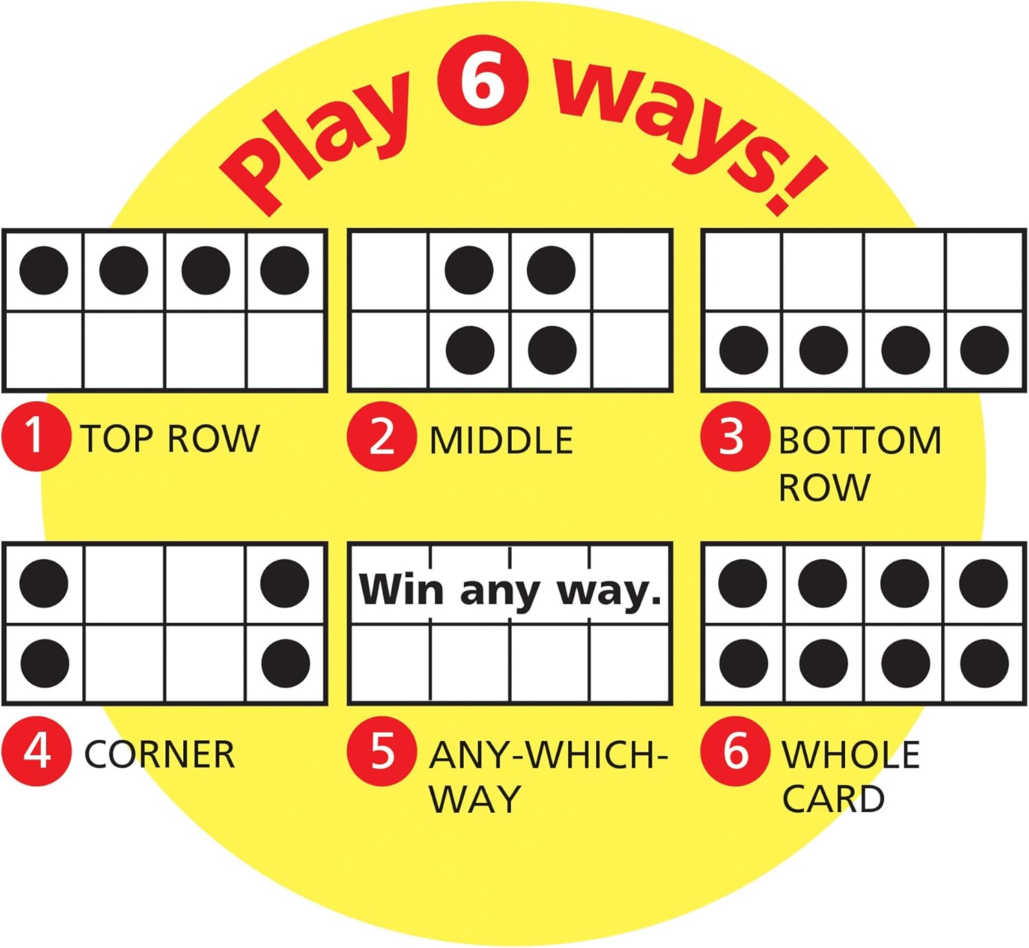 Sight Words Bingo - Language Building Skill Game for Home or Classroom (T6064), Build Vocabulary with 46 Most-Used Words, 3 - 36 players, Age 5 and up, Cover the Spaces Needed to Win & Call Bingo: Toys & Games