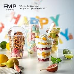Fit Meal Prep 100 Pack 16 oz Disposable Plastic