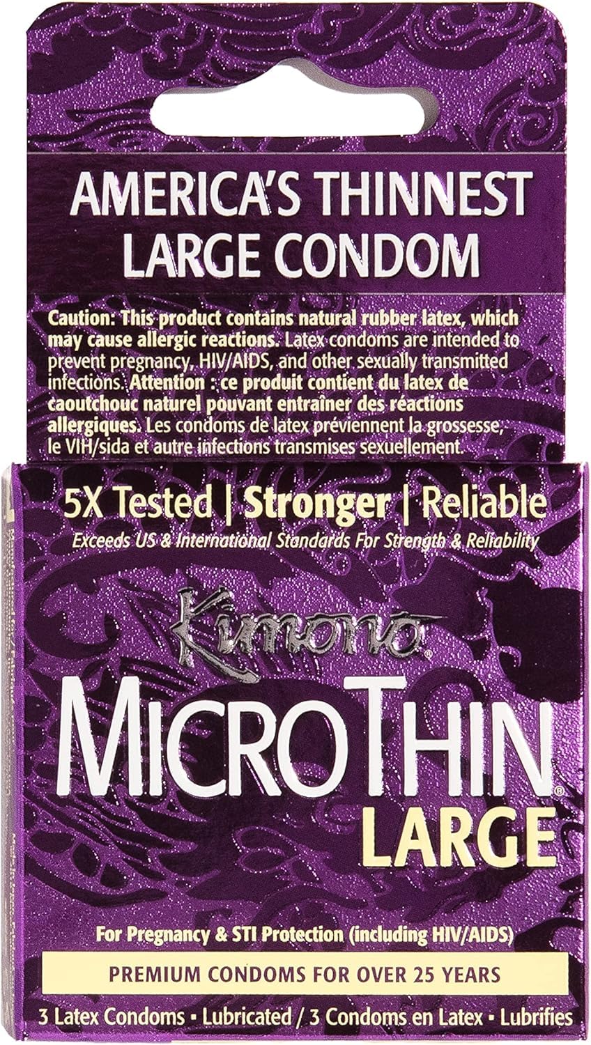 Kimono MicroThin Large Pack of 3 - Premium