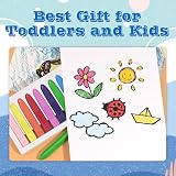 MASSRT Jumbo Crayons for Toddlers 18 Colors Mess Free Unbreakable view 9
