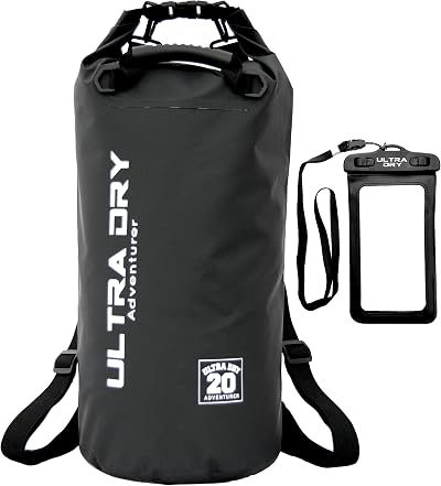 Ultra Dry Adventurer 30L Dry Bag Backpack Waterproof with Phone Case