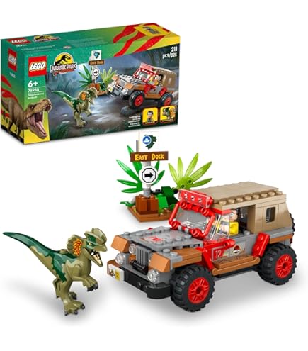 Amazon.com: LEGO 76956 Jurassic Park T. rex Breakout : Toys & Games