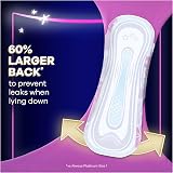 Always Platinum Secure Night Size 4 Wings Sanitary Towels 14ct 4x14 view 5