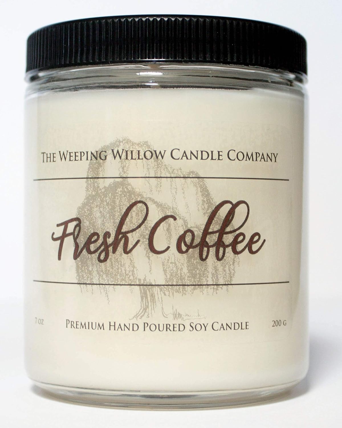 Fresh Coffee Scented Soy Candle 7 Oz. Handmade