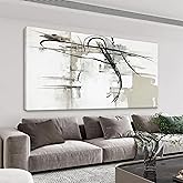 Tsomzxng Abstract Canvas Wall Art Decor Artwork Modern Paintings Wall Decorations Maximalist Black Line Wall Art Prints For Wall Bedroom Kitchen Office Artwork Ready To Hang 20"×40"