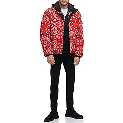 Levi's Men's Bubble Puffer, Olive Taslan, X-Large