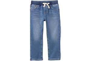 GAP Baby-Boys Ribbed Waist Slim Pull-on DenimJeans