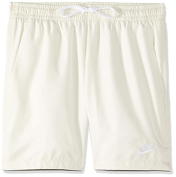 nike woven shorts cream