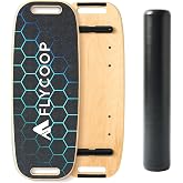 Balance Board for Adults, Adjustable Stoppers, 3 Modes with Roller