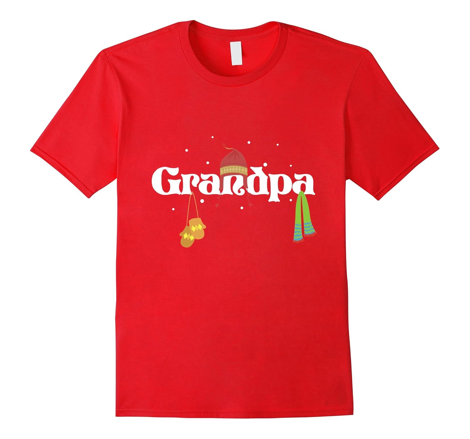 Grandpa Christmas T-Shirt Family Matching Holiday PJ Tops-ANZ