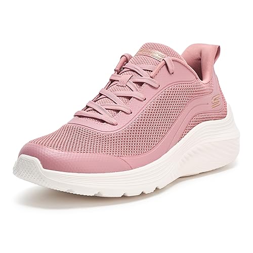 Skechers BOBS Women's,BOBS Squad Waves-Still Wading,ROS,9.5 M US Rose