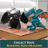 Dreamworks Dragons Toothless Interactive Roaring Mini Dragon Toy view 7