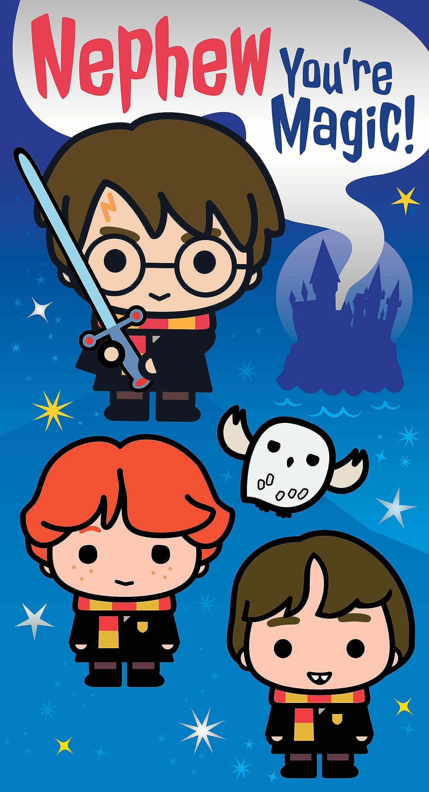 Harry Potter Newphew Birthday Card