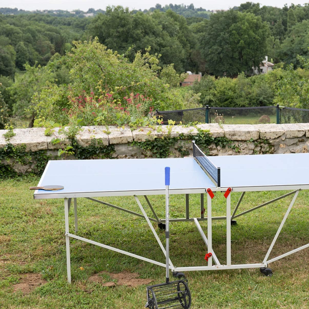 WINOMO Telescoping Table Tennis Ball Pickup Net Adjustable Table Tennis