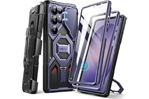 TONGATE Magnetic Stand for Samsung Galaxy S26 Ultra Case, Compatible with Magsafe, [Camera Cover & 2 Front Frames][Military D