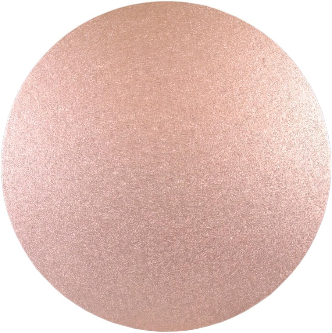 12 Inch Round Coloured Drum Cake Board and White Transporting Box Sets (Rose Gold), 12 inches - Image 3