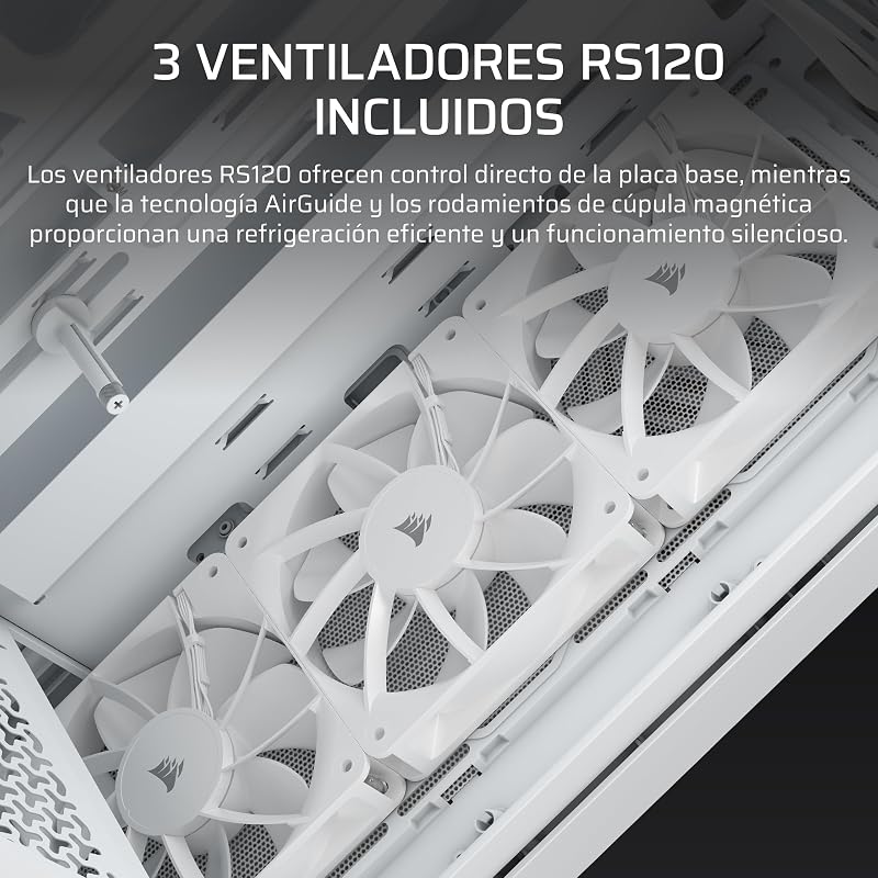 3200D RS Caja para PC Semitorre – Blanco