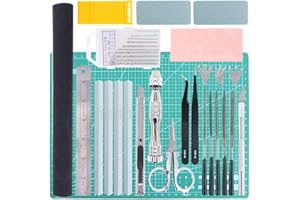 Keadic 43Pcs Gundam Modeler Basic Tools Craft Set for Professional Gundam Model Assemble Building