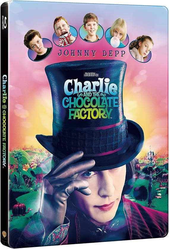Amazon 【数量限定生産】チャーリーとチョコレート工場 ブルーレイ版スチールブック仕様 [Bluray] 映画