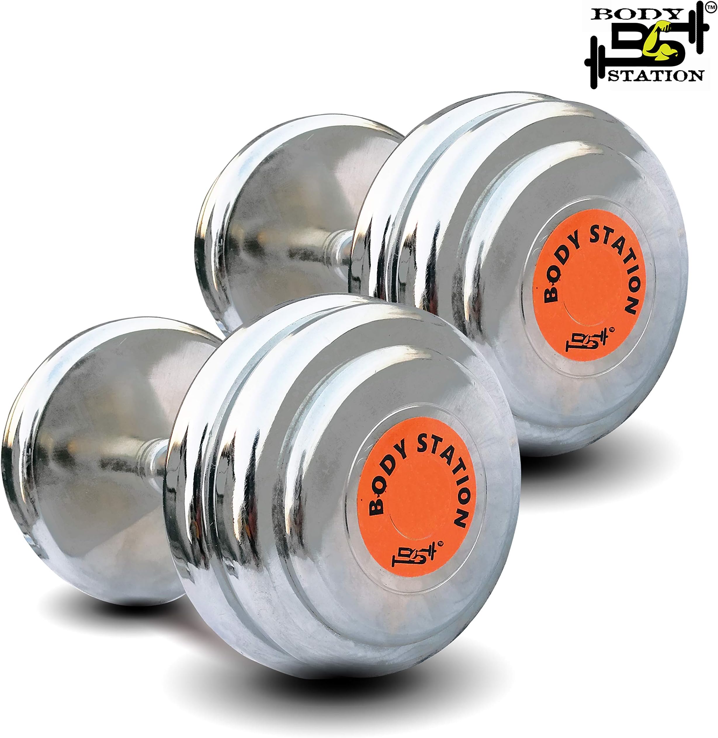 Bodystation L-Key Dumbbells Set (Pack of 2) (5 Kg - 35 Kg)
