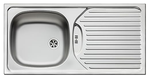 title=Pyramis CA1, Lavabo da incasso in acciaio Inox lucido, 100120402