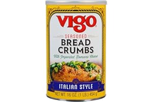 Vigo Italian Style Bread Seasoned Crumbs, 16 Ounce (Pack of 12)