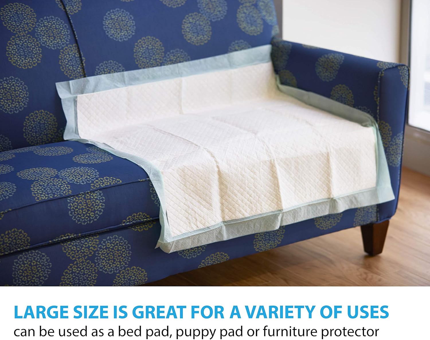 Medline - MSC282070LB Heavy Absorbency Underpads, 36" x 36" Quilted Fluff and Polymer Disposable Underpad, 50 Per Case, Great Protection as Bed Pads and Pee Pads: Industrial & Scientific