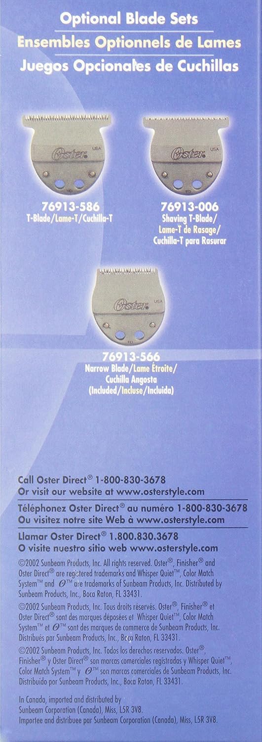 oster shaving t blade