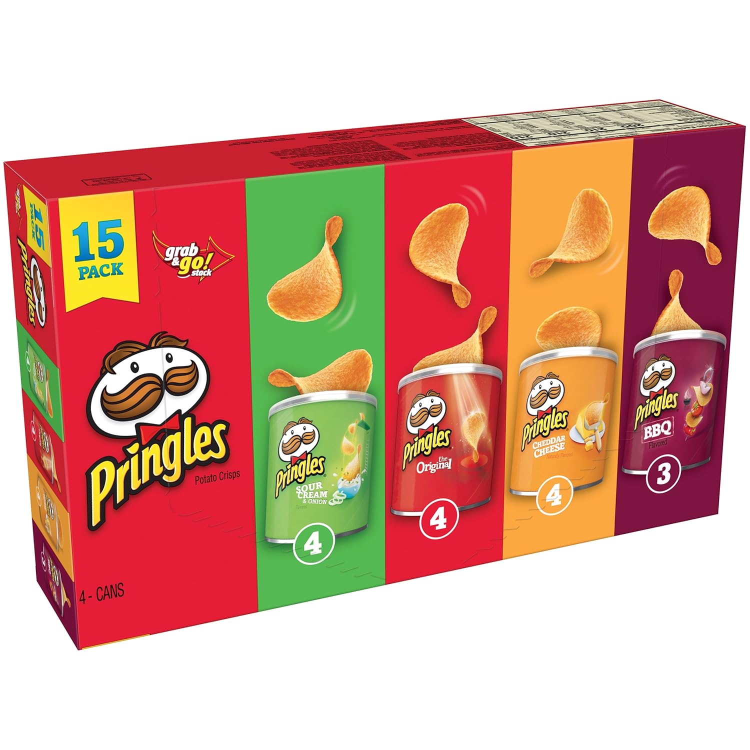 Pringles Potato Crisps Chips, Flavored Variety Pack, 20.6 Ounce