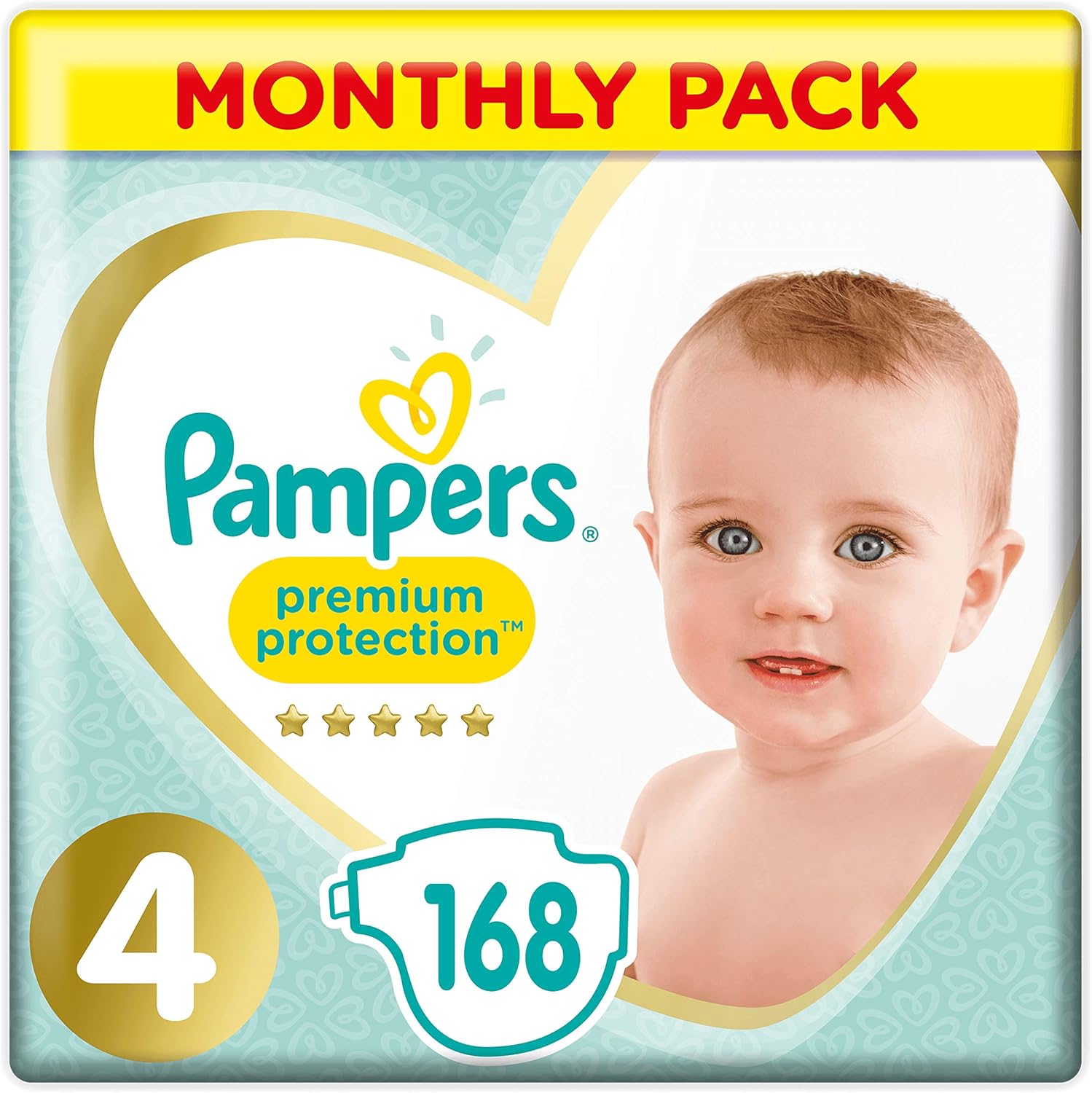 pampers 4 plus premium protection