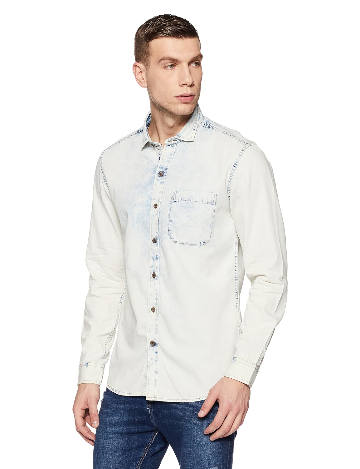 john players men's casual shirt