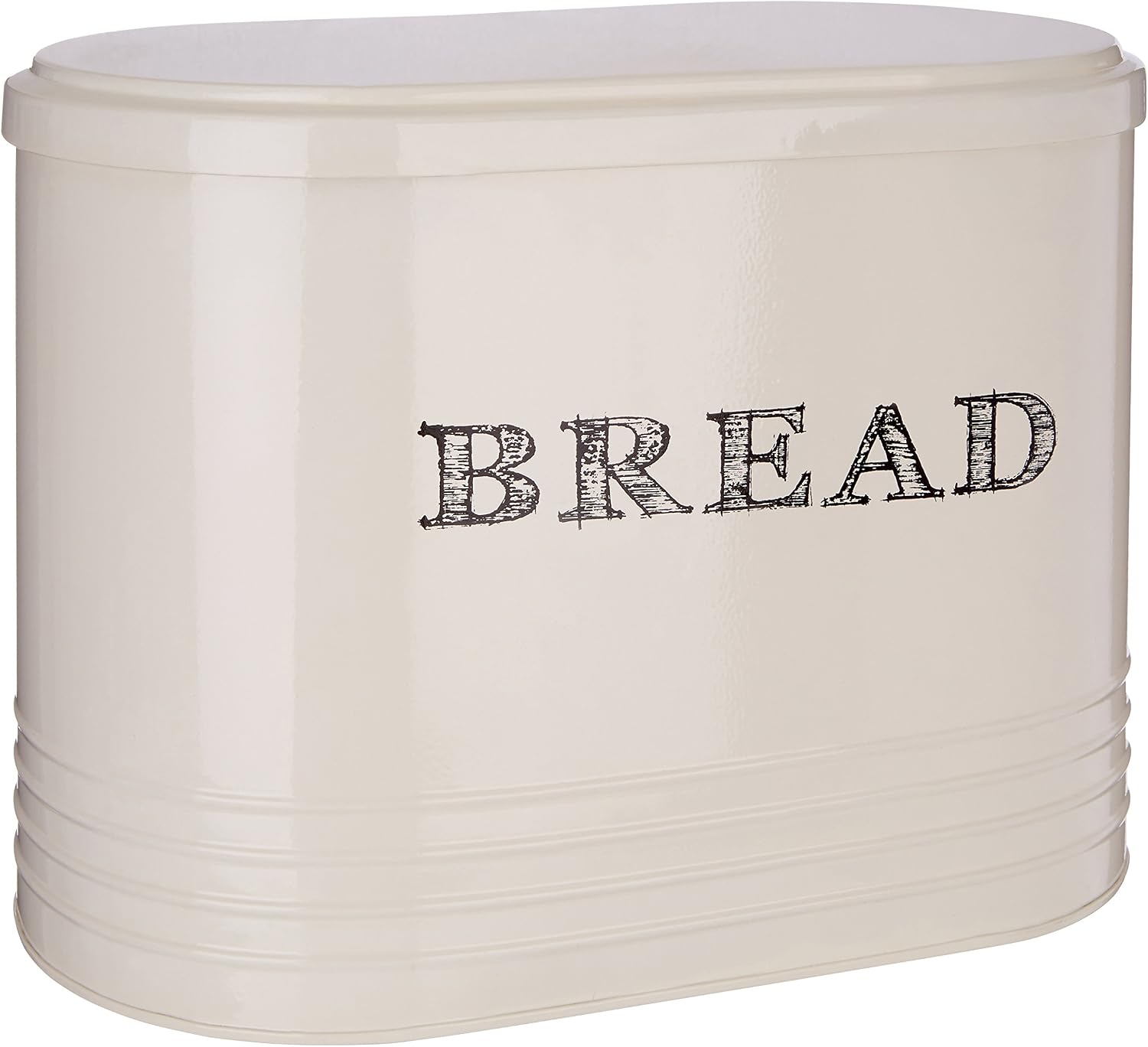 Premier Housewares 507631 Cream Bread Bin and Biscuit Tin - Sealed Storage Basket 25 x 33 x 20 cm, Beige, H25 x W33 x D20cm - Image 5