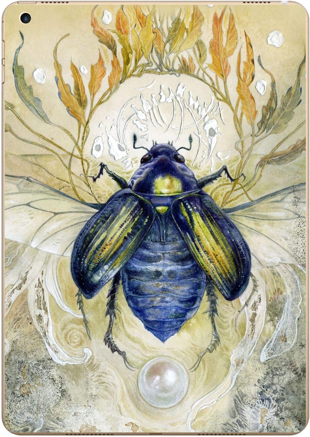 Head Case Designs Officially Licensed Stephanie Law Scarab Immortal Ephemera Glossy Vinyl Sticker Skin Decal Cover Compatible with Apple iPad 9.7 2017 / iPad 9.7 2018