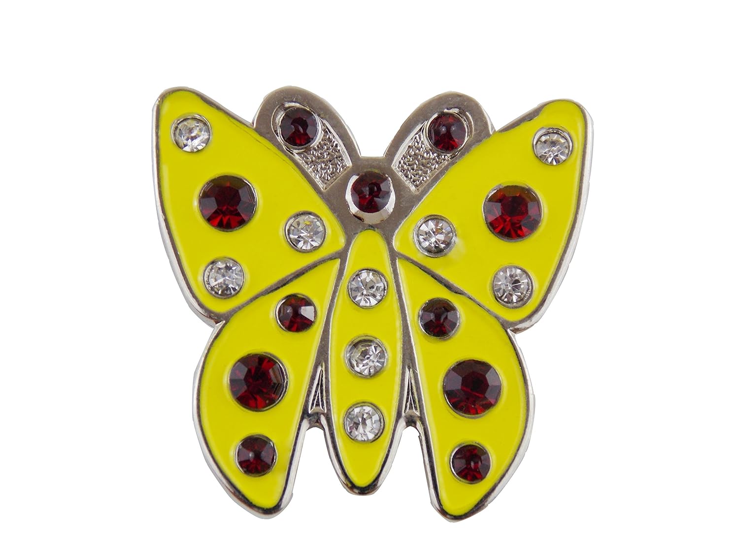 Cristal mariposa Amarilla marcador de pelota de Golf Mercia ...