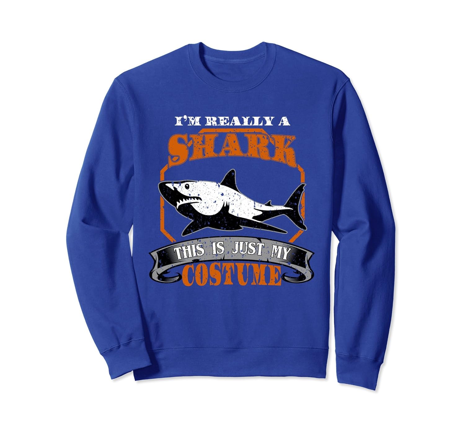 Halloween Costume Sweatshirt I'm a Shark-ANZ