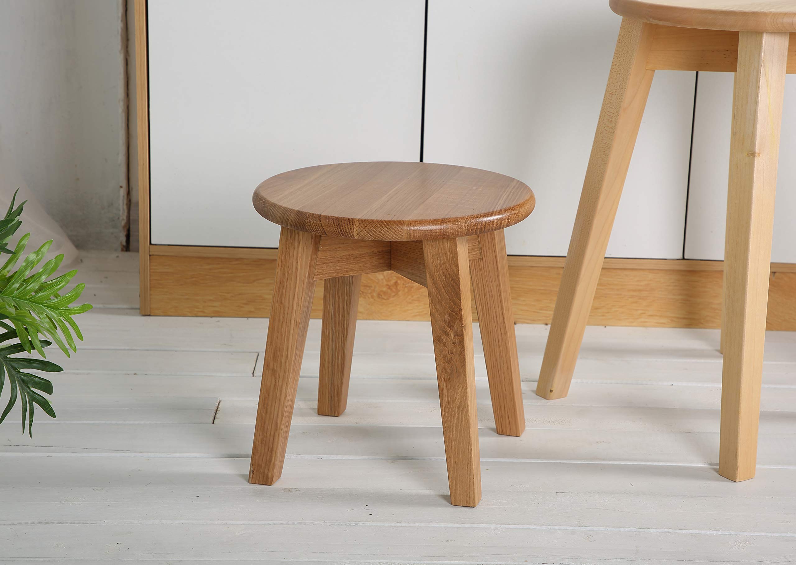small round step stool