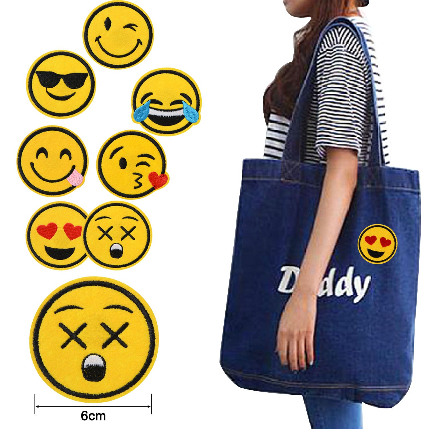 Ricamato Appliques, 28PCS Cucire ferro sulle zone Distintivo Bag vestiti in tessuto Decorazioni DIY per Stoffa, Borsa, Zaino