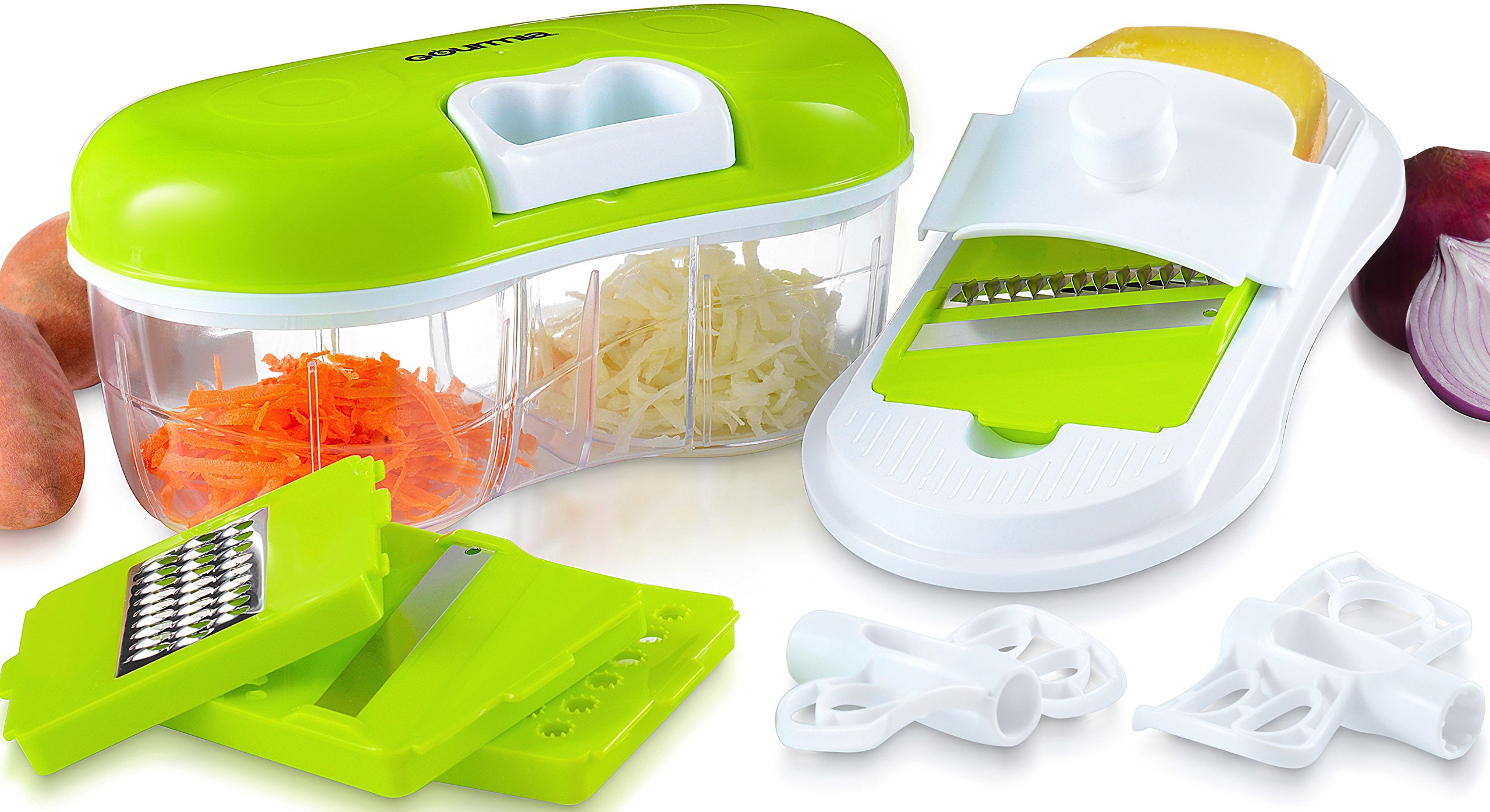 Gourmia GCH9290 AllinOne Chopper & Grater Pull String Food Processor