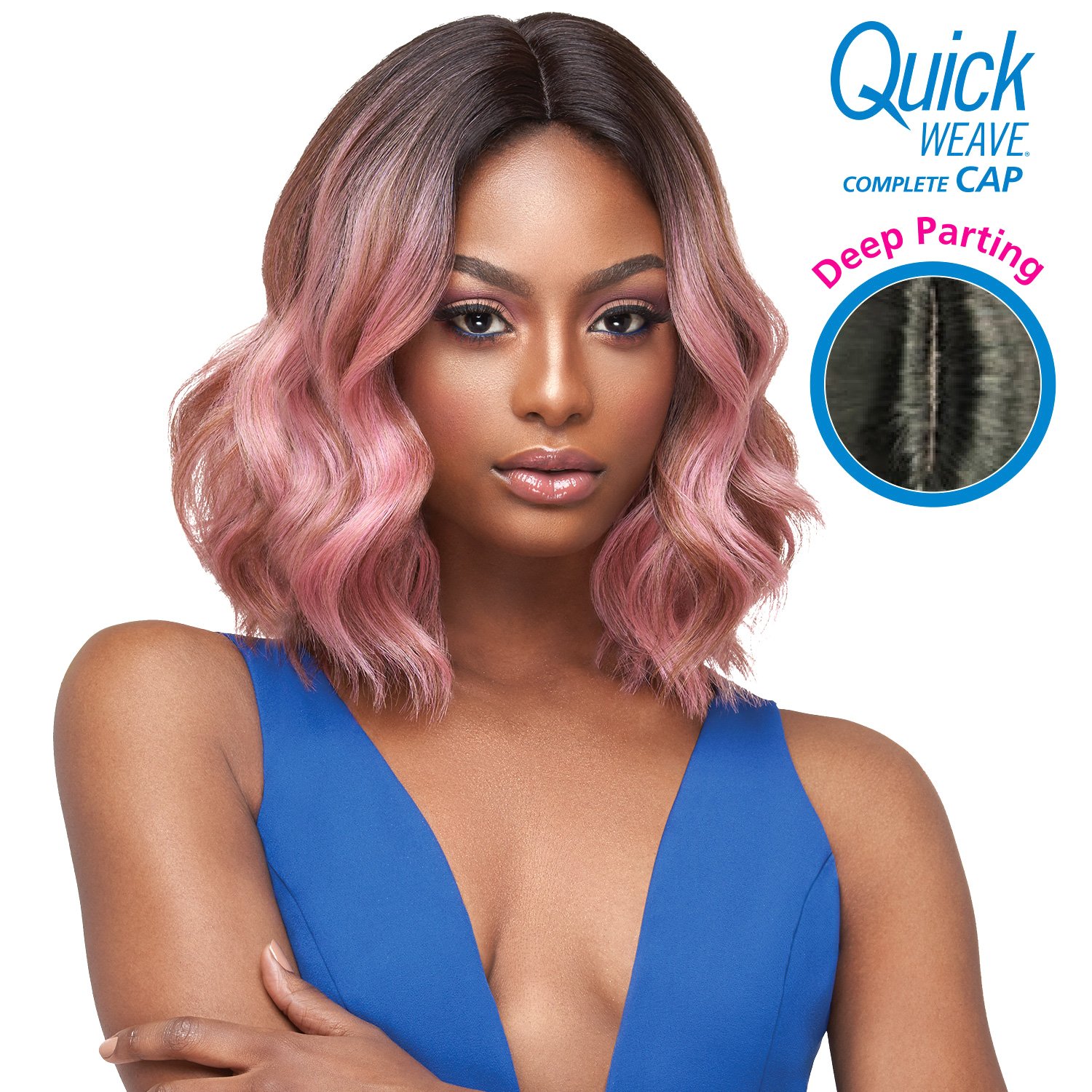 Amazon Com Outre Synthetic Hair Full Cap Quick Weave Complete